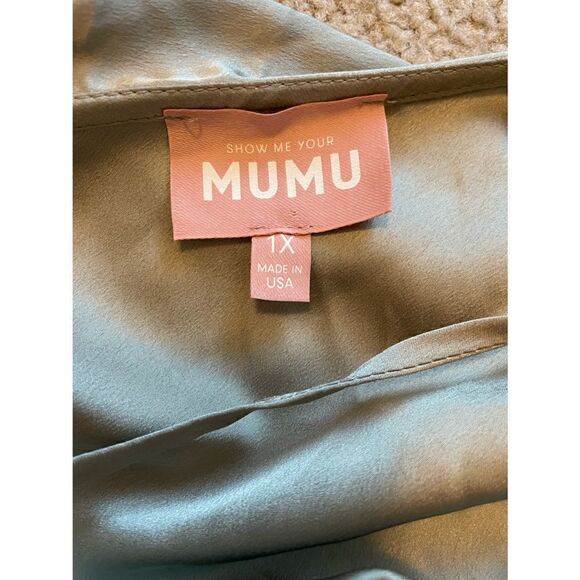 Show me Your Mumu Samantha Ruffle Wrap Dress 1X NWOT - Picture 5 of 8